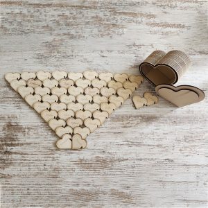 herz für hochzeitsgäste