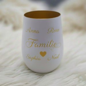 Familie Glasteelicht